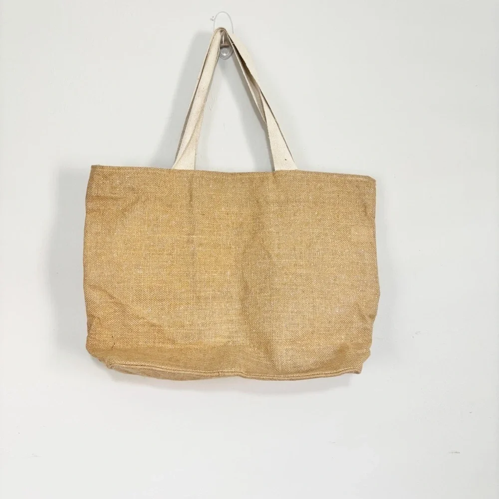 Celebrity Cruises Large Beach/Tote Bag 100% Jute 20.5